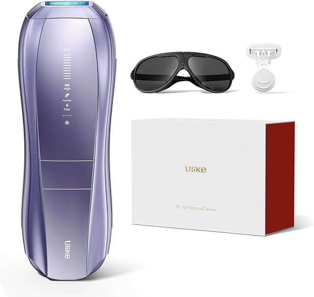 Ulike Depilación láser, depilación Air 10 IPL para mujeres y hombres, contacto de enfriamiento de hielo de 65 °F, luces duales, sensor de piel y modo SHR* para una depilación casi indolora, efectiva - Slide 0