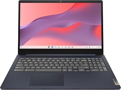 Lenovo IdeaPad 3i Chromebook, pantalla FHD de 15.6", Intel Celeron N4500, 8 GB de RAM, 64 GB eMMC, 1920 x 1080 px, cámara de 720p, Chrome OS, azul abismo - Slide 0